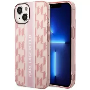 Kryt Karl Lagerfeld KLHCP14SHKLSPCP iPhone 14 6,1" hardcase pink Mono Vertical Stripe (KLHCP14SHKLSPCP)