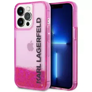 Kryt Karl Lagerfeld KLHCP14XLCKVF iPhone 14 Pro Max 6,7" pink hardcase Liquid Glitter Elong (KLHCP14XLCKVF)