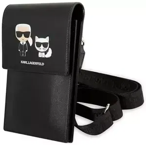 Karl Lagerfeld handbag KLWBSAKCHSK black Embossed Ikonik Karl i Choupette (KLWBSAKCHSK)
