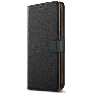 Pouzdro XQISIT NP Slim Wallet Selection Anti Bacterial for iPhone 14 Pro Black (50430)