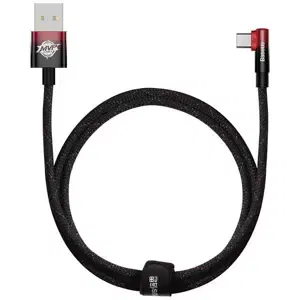 Kabel Baseus Elbow 1m 100W USB to USB-C angled cable (black-red)