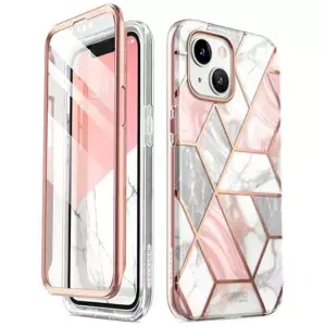 Kryt SUPCASE COSMO IPHONE 13 / 14 MARBLE PINK (843439118560)