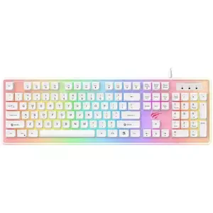 Herní klávesnice Havit KB876L Gaming Keyboard RGB (white)