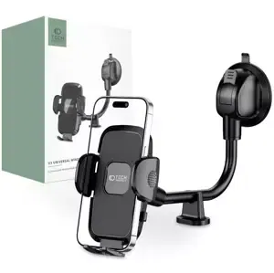 Držák TECH-PROTECT V3 UNIVERSAL LONG ARM WINDSHIELD & DASHBOARD CAR MOUNT BLACK (9490713928219)