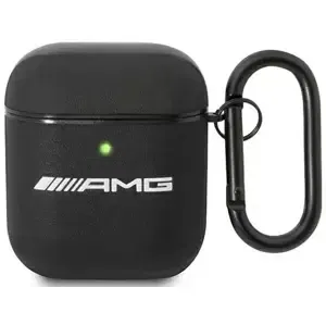 Pouzdro AMG AMA2SLWK AirPods cover black Leather (AMA2SLWK)