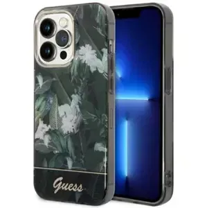 Kryt Guess iPhone 14 Pro 6,1" green hardcase Jungle Collection (GUHCP14LHGJGHA)