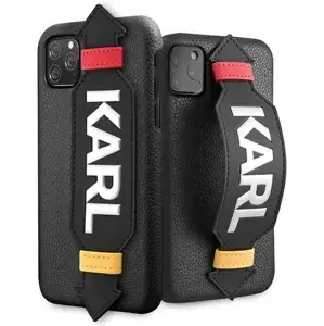 Kryt Karl Lagerfeld iPhone 11 Pro 5,8" hardcase black Strap (KLHCN58HDAWBK)