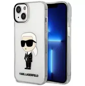 Kryt Karl Lagerfeld iPhone 14 Plus 6,7" transparent hardcase IML NFT Ikonik (KLHCP14MHNIKTCT)