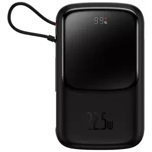 Nabíječka Powerbank Baseus Qpow Pro with USB-C cable, USB-C, USB, 10000mAh, 22.5W (black)
