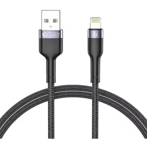 Kabel TECH-PROTECT ULTRABOOST LIGHTNING CABLE 2.4A 100CM BLACK (9490713928868)