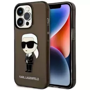 Kryt Karl Lagerfeld iPhone 14 Pro Max 6,7" black hardcase Ikonik Karl Lagerfeld (KLHCP14XHNIKTCK)