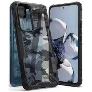 Kryt RINGKE FUSION X XIAOMI 12T / 12T PRO CAMO BLACK (8809881269498)