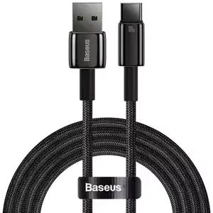 Kabel Baseus Tungsten Gold Cable USB to USB-C, 100W, 1m (black)