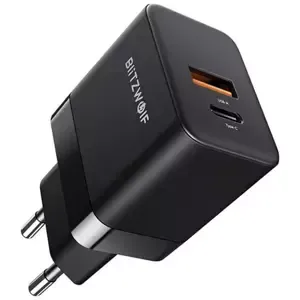 Nabíječka Wall charger Blitzwolf BW-S21 GaN 35W, USB + USB-C (black)