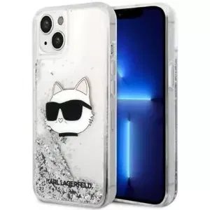 Kryt Karl Lagerfeld iPhone 14 Plus 6,7" silver hardcase Glitter Choupette Head (KLHCP14MLNCHCS)