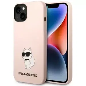 Kryt Karl Lagerfeld iPhone 14 Plus 6,7" hardcase pink Silicone Choupette (KLHCP14MSNCHBCP)