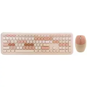 Klávesnice Wireless keyboard + mouse set MOFII 666 2.4G (beige)