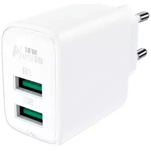 Nabíječka Wall Charger Acefast A33, 2x USB, 18W, QC3.0 (white)
