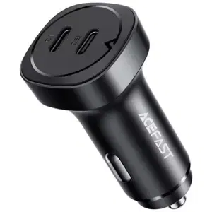 Nabíječka do auta Car Charger Acefast B2, 72W, 2x USB-C (black)