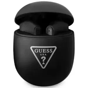 Sluchátka Guess Bluetooth TWS Earbuds black Triangle Logo (GUTWST82TRK)