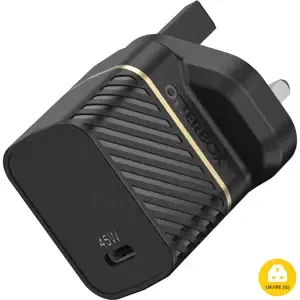 Nabíječka OTTERBOX UK WALL CHARGER 45W GAN 1X USB-C 45W USB-PD BLACK (78-81058)