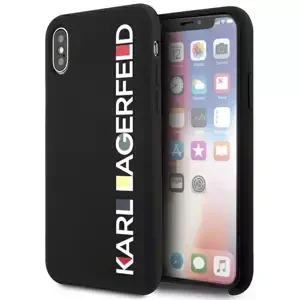 Kryt Karl Lagerfeld iPhone X / XS hardcase black Glossy Bauhaus (KLHCPXBHWHBK)