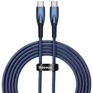 Kabel USB-C cable for USB-C Baseus Glimmer Series, 100W, 2m (Blue)