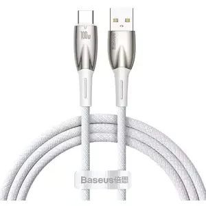 Kabel USB cable for USB-C Baseus Glimmer Series, 100W, 1m (White)