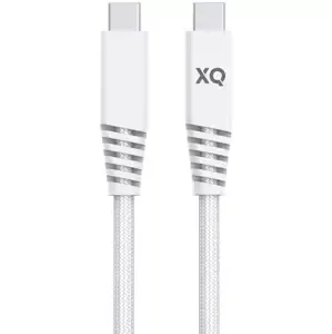 Kabel XQISIT NP Cotton braided USB-C to USB-C 3.1 200cm white (50842)