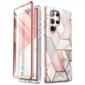 Pouzdro SUPCASE COSMO GALAXY S23 ULTRA MARBLE PINK (843439121461)