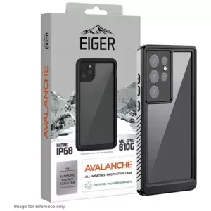 Pouzdro Eiger Avalanche Case for Samsung Galaxy S23 Ultra in Clear/ Black (EGCA00447)