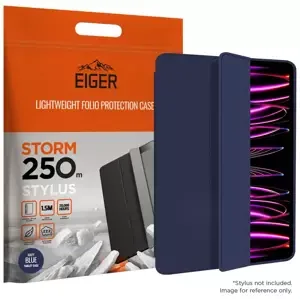Pouzdro Eiger Storm 250m Stylus Case for Apple iPad Pro 12.9 (2021) / (2022) in Navy Blue (EGSR00155)