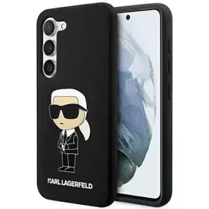 Kryt Karl Lagerfeld Samsung Galaxy S23+ hardcase black Silicone Ikonik (KLHCS23MSNIKBCK)