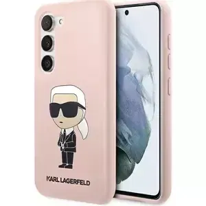 Kryt Karl Lagerfeld Samsung Galaxy S23+ hardcase pink Silicone Ikonik (KLHCS23MSNIKBCP)