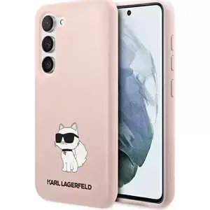 Kryt Karl Lagerfeld Samsung Galaxy S23 hardcase pink Silicone Choupette (KLHCS23SSNCHBCP)