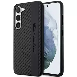 Kryt AMG Samsung Galaxy S23+ black hardcase Carbon Stripe&Embossed (AMHCS23MBLSCA)