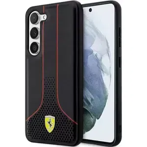 Kryt Ferrari Samsung Galaxy S23+ black hardcase Perforated 296 P (FEHCS23MPCSK)