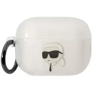 Pouzdro Karl Lagerfeld Airpods Pro 2 cover transparent Ikonik Karl Lagerfeld (KLAP2HNIKTCT)