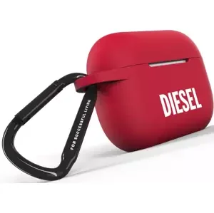 Pouzdro Diesel Airpod Case Silicone for AirPods Pro red (45837)