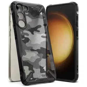 Kryt RINGKE FUSION X GALAXY S23 CAMO BLACK (8809919300209)