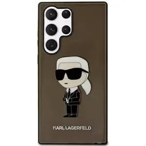 Kryt Karl Lagerfeld Samsung Galaxy S23 Ultra black hardcase Ikonik Karl Lagerfeld (KLHCS23LHNIKTCK)
