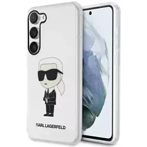 Kryt Karl Lagerfeld Samsung Galaxy S23 transparent hardcase Ikonik Karl Lagerfeld (KLHCS23SHNIKTCT)