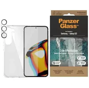 Kryt PanzerGlass Bundle 3in1 Samsung Galaxy S23 Hardcase + Screen Protector + Camera Lens (0433+7315)