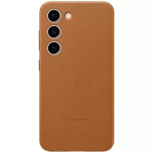 Kryt Samsung Leather case for Samsung Galaxy S23+ Camel (EF-VS916LAEGWW)