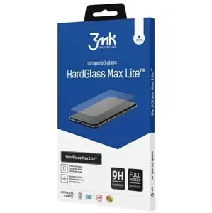 Ochranné sklo 3MK HardGlass Max Lite Motorola Moto G22 black, FullScreen Glass Lite (5903108501781)