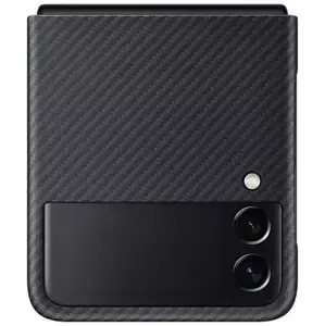 Kryt Samsung Galaxy Z Flip3 5G Aramid Cover, Black (EF-XF711SBEGWW)