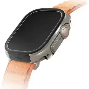 Kryt UNIQ case Valencia Apple Watch Ultra 49mm titanium silver (UNIQ-49MM-VALSIL)