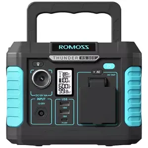 Elektrocentrála Romoss RS300 Thunder Series Portable Power Station, 300W, 231Wh (6936857202264)