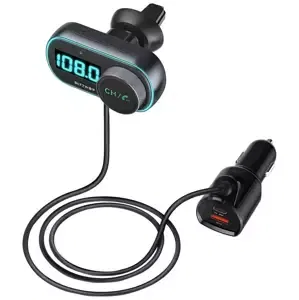 FM transmitter BlitzWolf BW-BC3, Bluetooth 5.0, 30W PD + 18W QC 3.0, RGB (5907489609586)