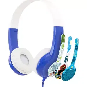 Sluchátka Wired headphones for kids Buddyphones Discover, Blue (727542484302)